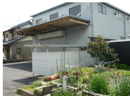 【売工場/倉庫】一宮市奥町字宮南  土地：171.66坪 鉄骨造2F：148.97坪