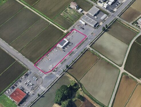 【貸地】豊田市西岡町 店舗/駐車場用地 3,547.45㎡（1,073.10坪） コンビニ跡地