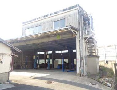 貸自動車整備工場 三重県桑名市 鉄骨造1F：64.23坪