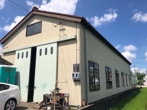 売倉庫 あま市七宝町 土地：132坪 鉄骨造1F:52坪