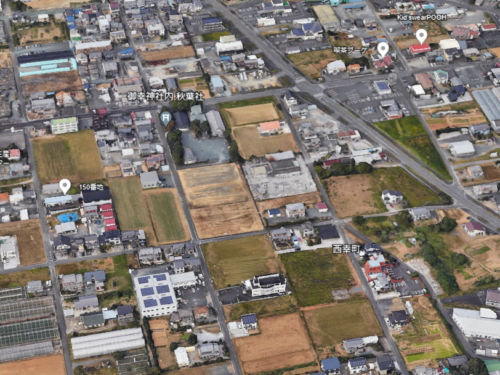 【売地】愛知県豊橋市西幸町字古並 4,772.61m²（1443.70坪） 市街化調整区域 先端技術工場用地