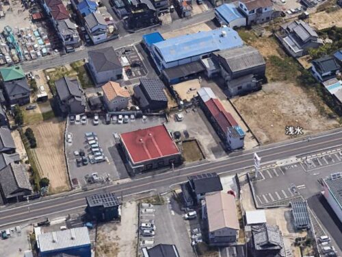 売工場 知多郡武豊町 土地：377坪 鉄骨造1F:115坪 クレーン付2.8ｔ