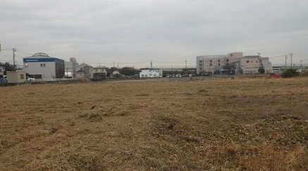 【貸地】豊橋市大山町字下青尻 2,884m²（872.40坪） 資材置場・駐車場用地