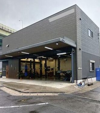 売工場 名古屋市北区大我麻町 土地：83坪 鉄骨造2F:86坪 自動車整備工場
