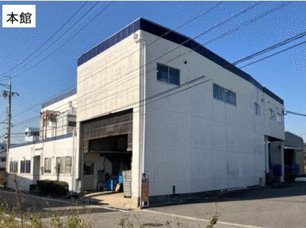 貸工場 高浜市論地町１丁目 鉄骨造2F:1,048.17m²（317.06坪） ホイストクレーン付 