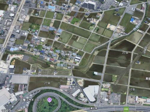 【売地】津島市金柳町字観音堂 7,233㎡（2,187.98坪） 工場用地