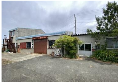 【売工場】蒲郡市豊岡町薮田  土地：476坪 鉄骨造2F:206坪