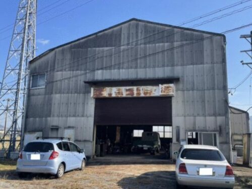 貸工場 幸田町 鉄骨造1F：74坪 クレーン付